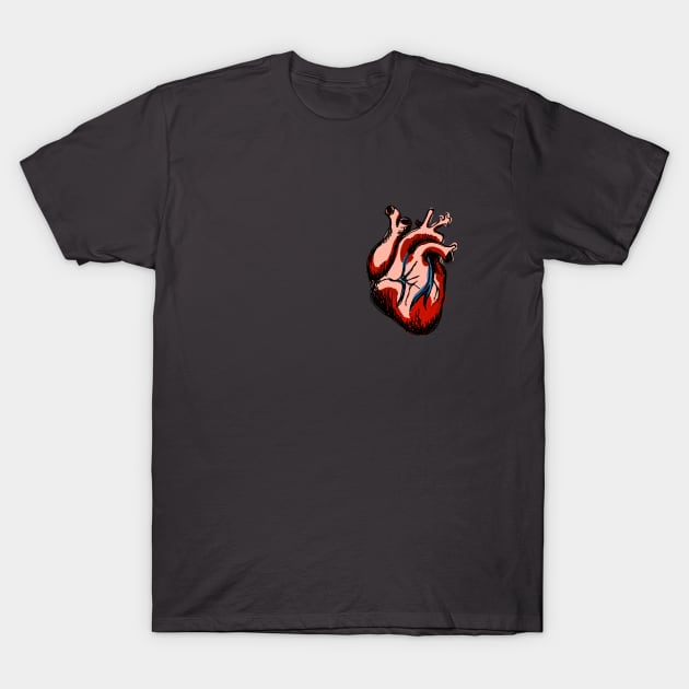 Human Heart T-Shirt by noranovak